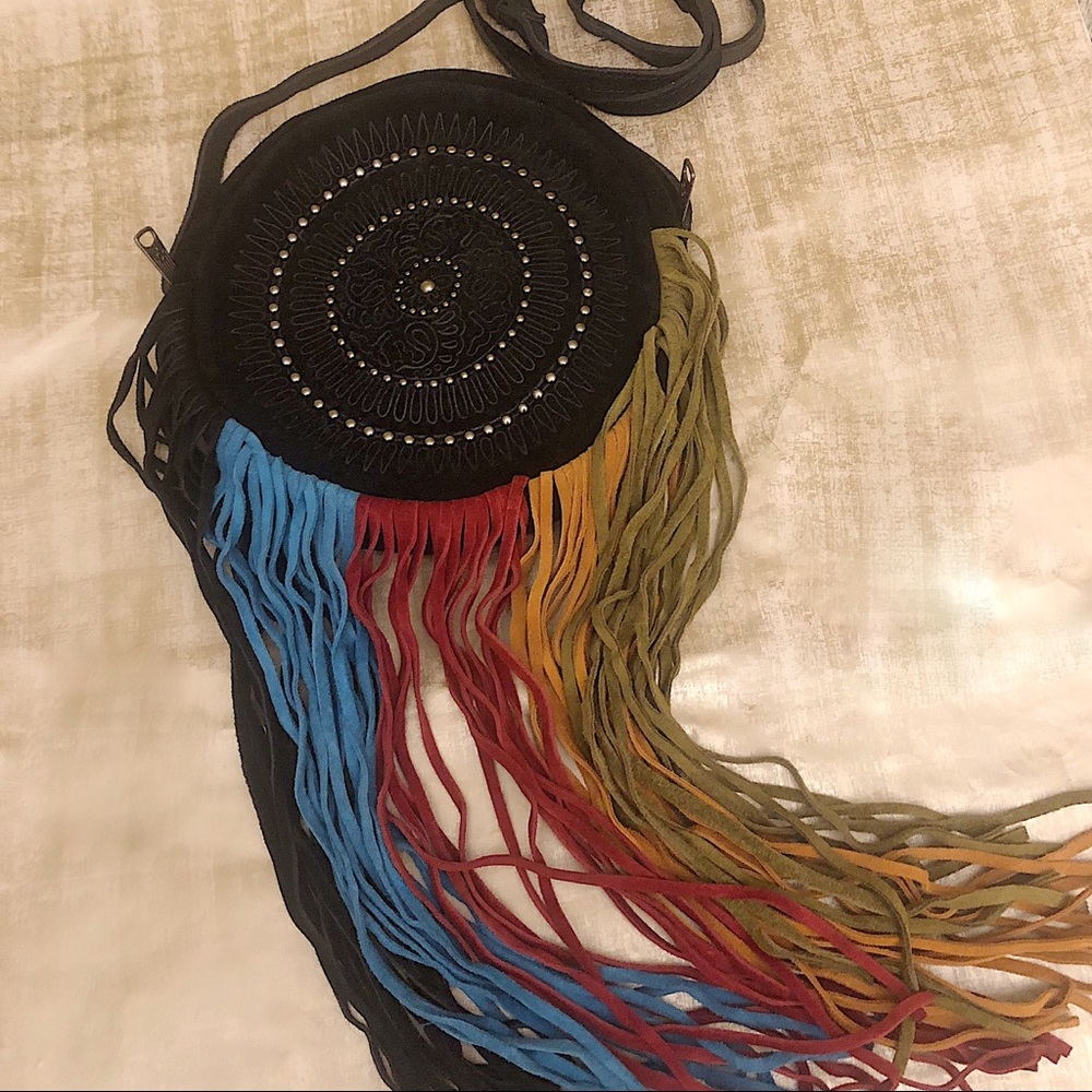 Patricia Nash mini bag with fringe.